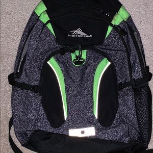 High Sierra Green/Black/Gray BackPack